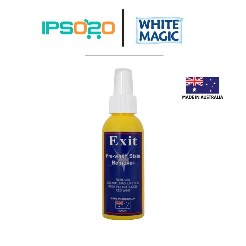 Exit Soap Pre Wash Stain Remover Spray 125ml for Clothes Fabric Ink ...