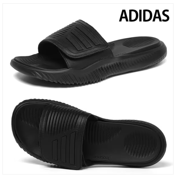 adidas Alphabounce Slide 2.0 Slippers Unisex Casual Gym Swimming Black ...