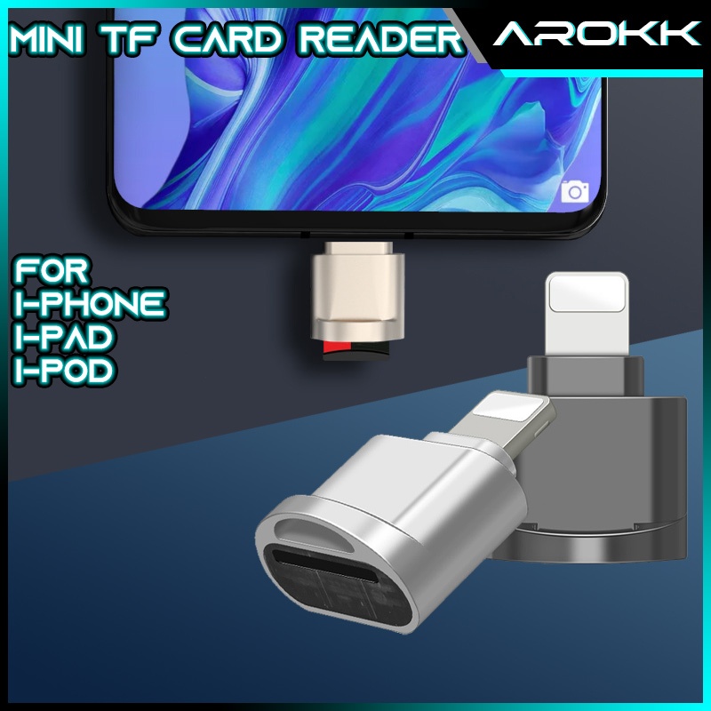SG丨Mini TF Card Reader I-O-S OTG Adapter Micro SD TF Memory Card Reader ...