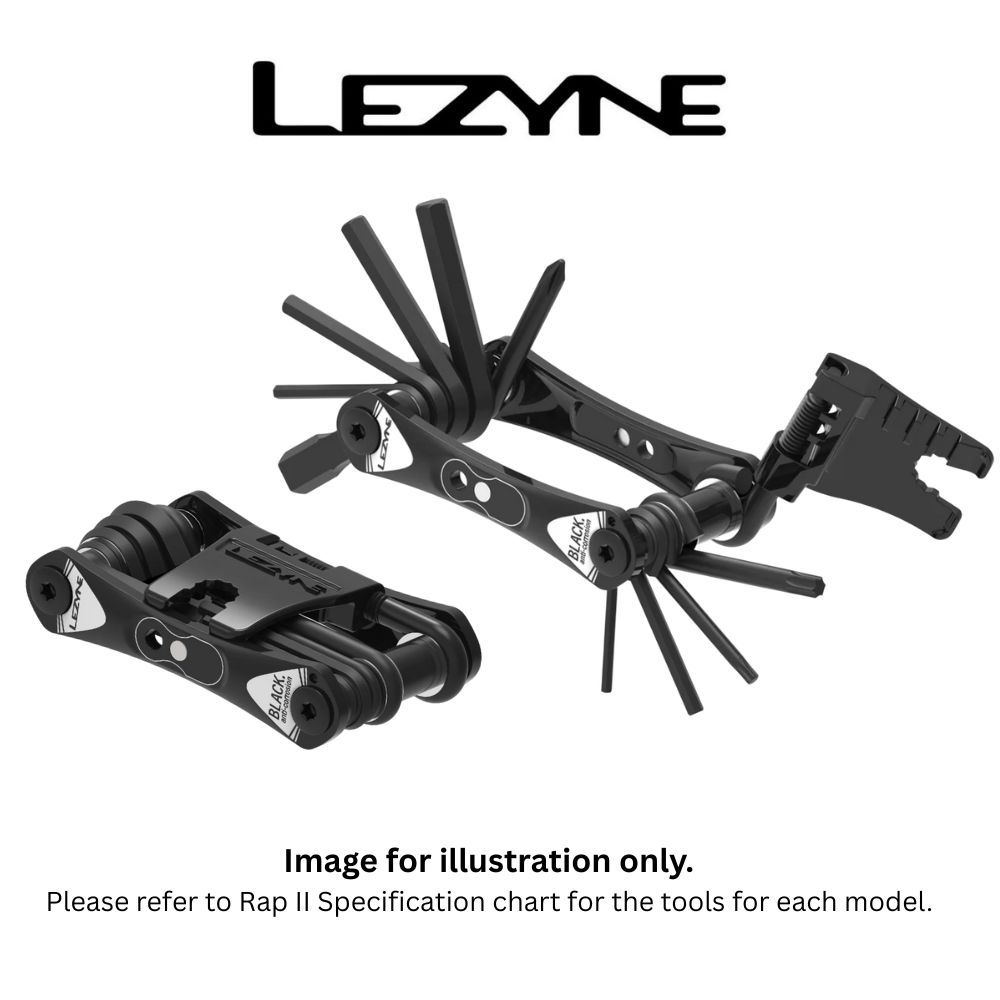 Lezyne Rap II Compact Multi Repair Tool for Bicycles Bike | Shopee ...
