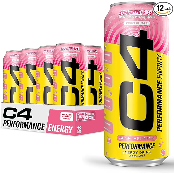 Cellucor C4 Energy RTD Performance Energy Drink Zero Sugar (473ml