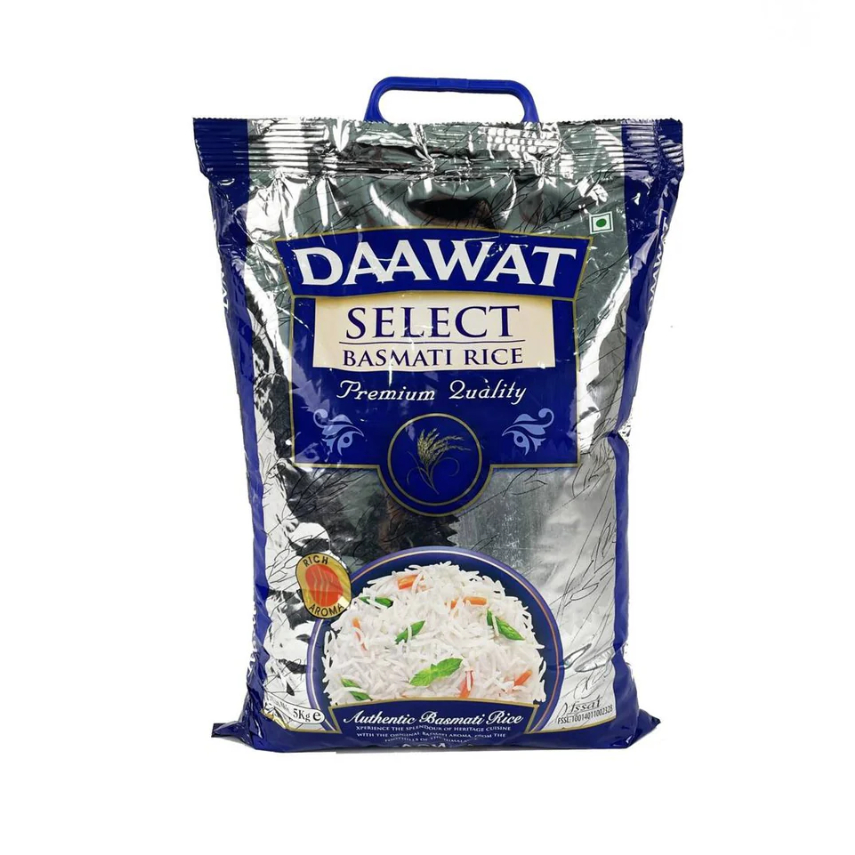 Daawat Select Basmati Rice Premium Quality(5kg) | Shopee Singapore