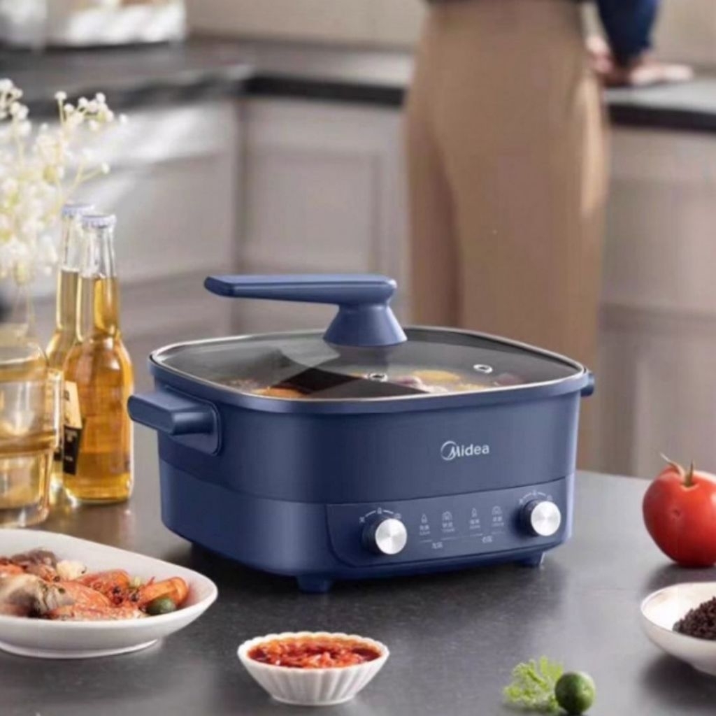 5.5L Midea Yuan Yang Multi-Cooker HotPot 2000w Non stick Inner Pot ...