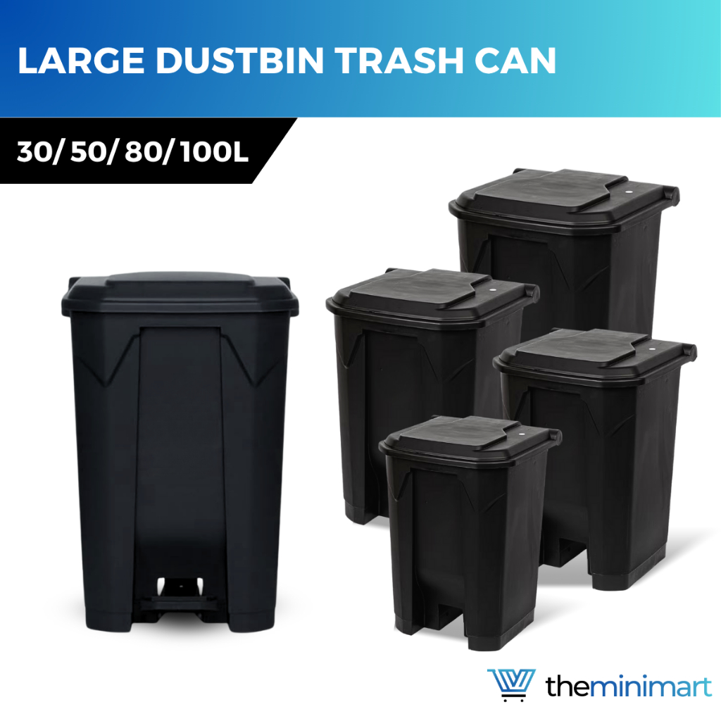 Large Garbage Bin - Sturdy Dustbin, Waste & Recycling, Home/Office, 30L ...