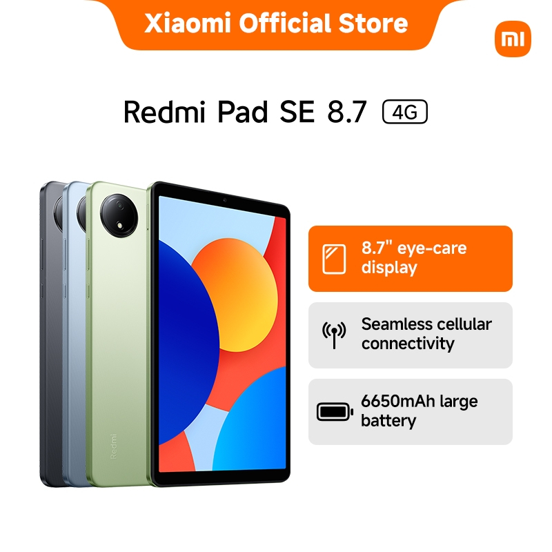 Xiaomi REDMI Pad SE 8.7'' 4G | 4GB+64GB/6GB+128GB, 8.7-inch eye
