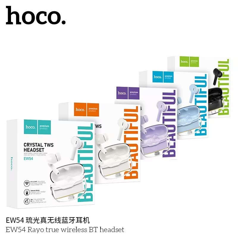 HOCO EW54 TWS True Wireless Bluetooth Headset BT Gaming Sport ...