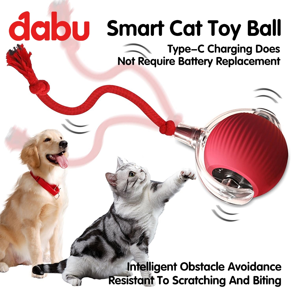 【Low Price】Smart Interactive Cat Ball Obstacle Avoidance USB ...