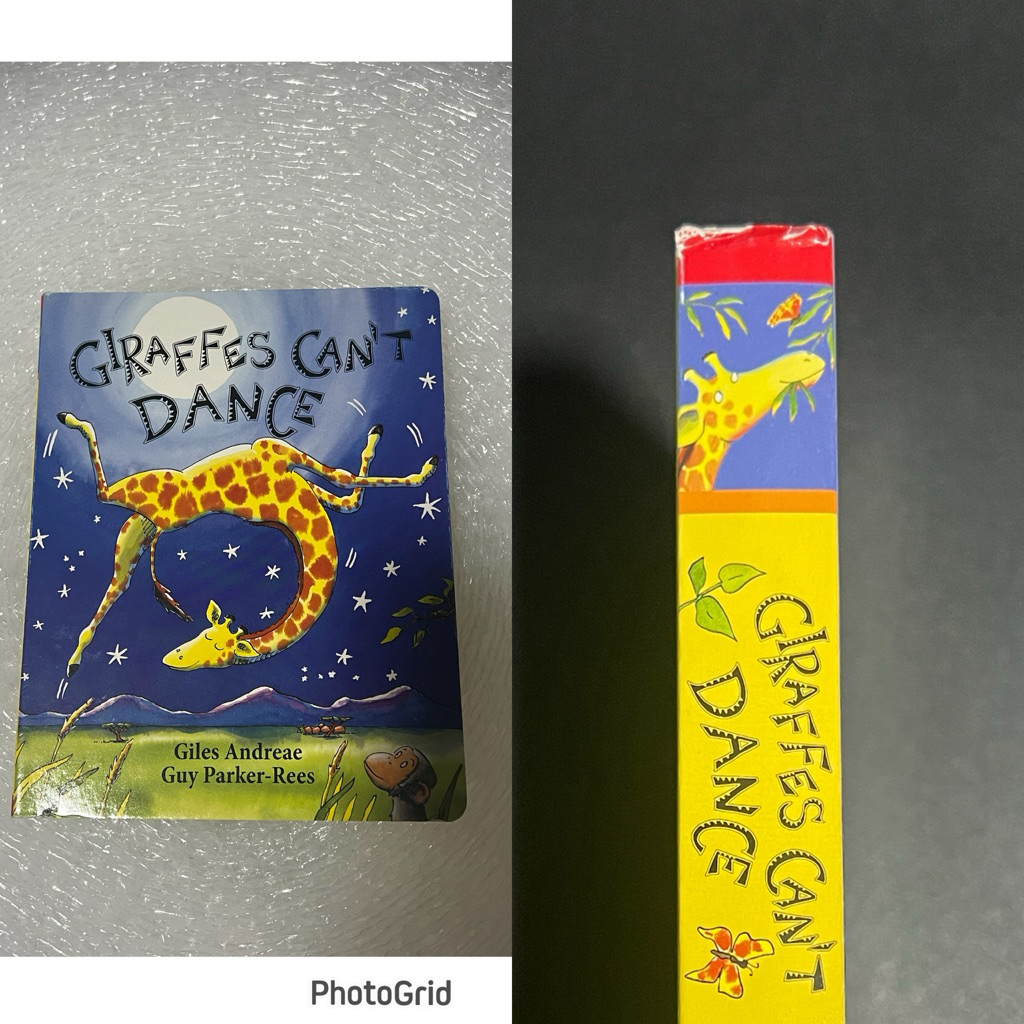 READYSTOCK][Board Book] Giraffes Can't Dance (English & Chinese