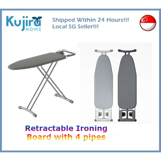 Kujira Homes - Retractable Premium Ironing Board (Dim: 90x30cm ...