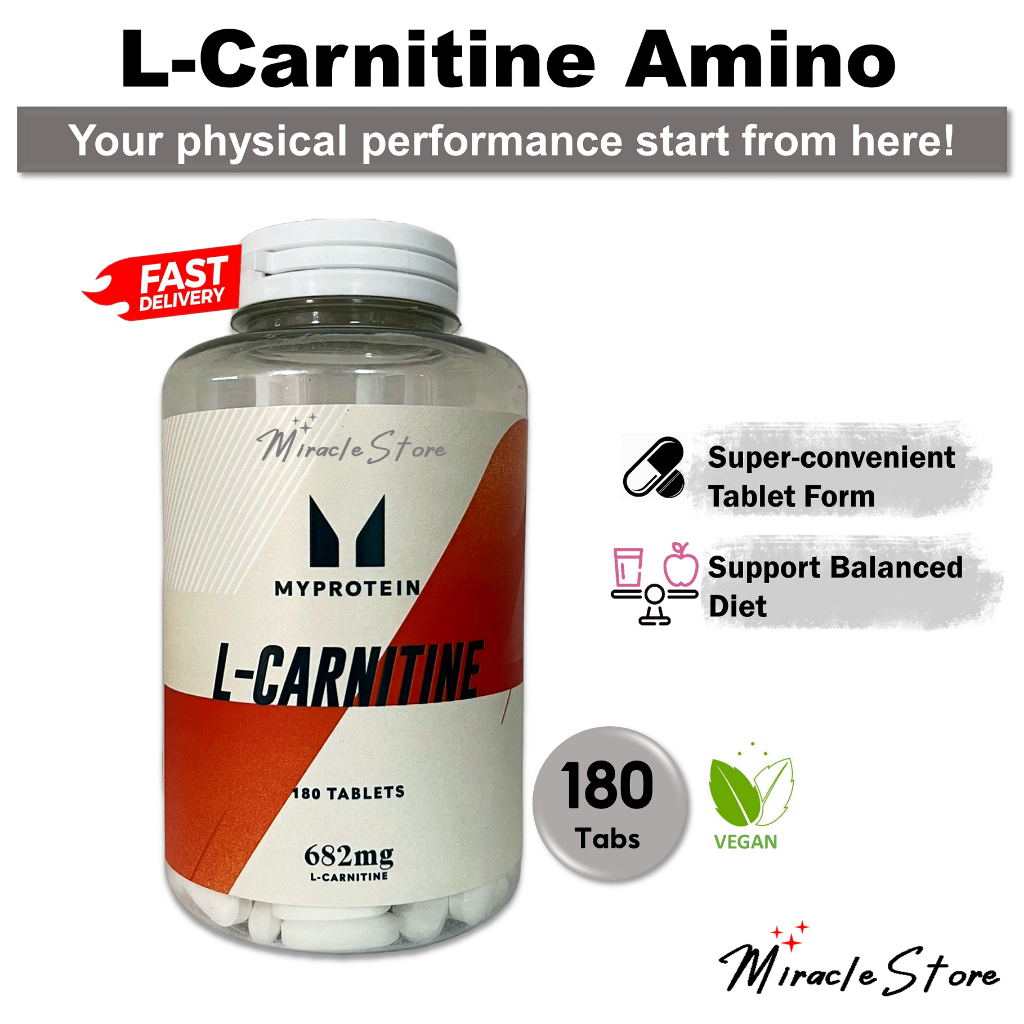 l carnitina my protein Myprotein Carnitine Amino Acid 180 tablets Myvitamins 1000mg vegan vegetarian Quantity:60 Days and caffeine गोरी त्वचा ( Fair 60-Day Replenishment