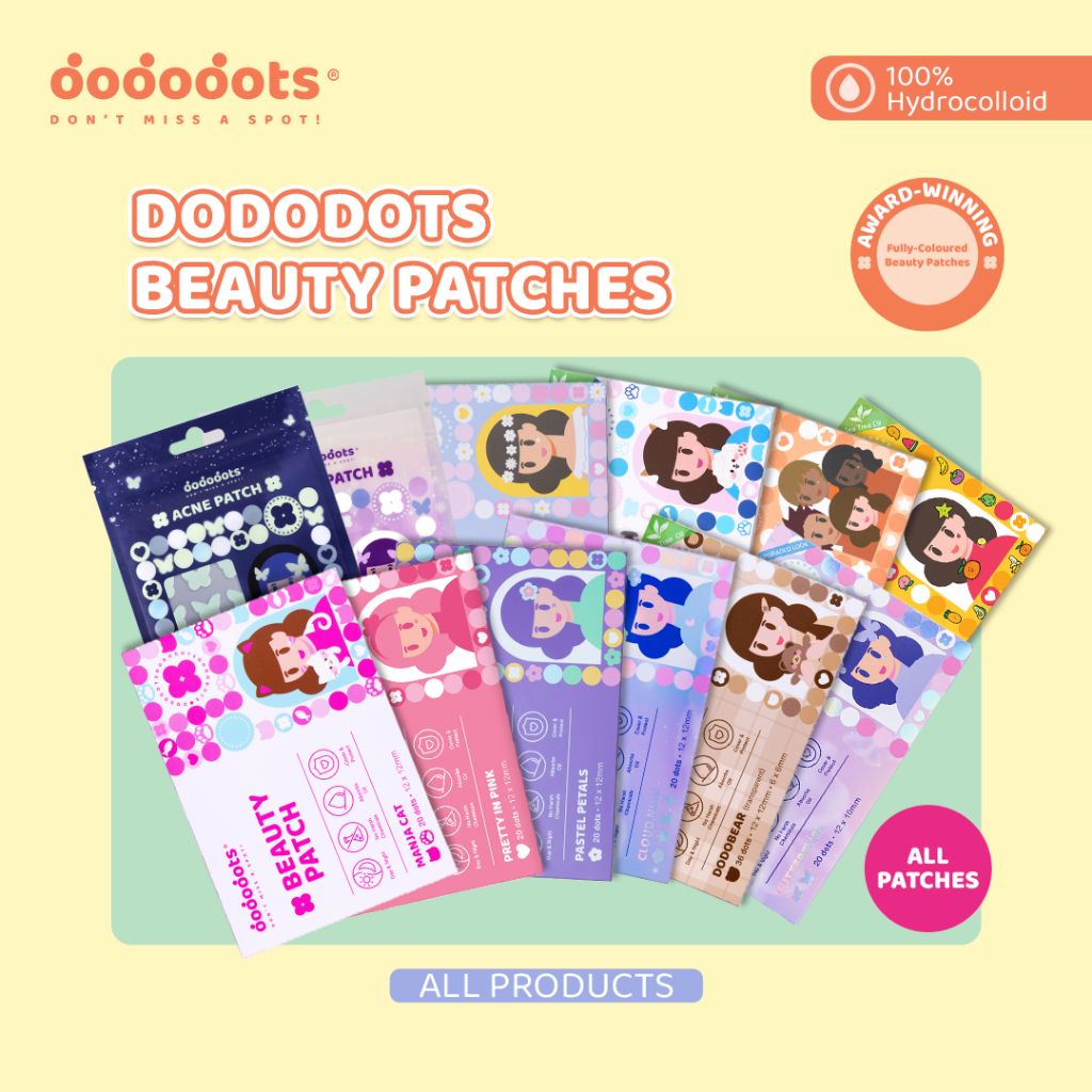 Dododots | All Products | Hydrocolloid Cute Pimple Acne Patch | Face ...