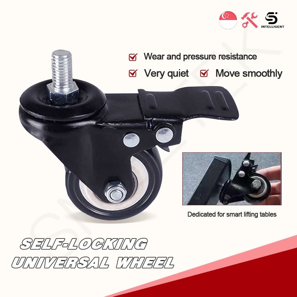 Universal Wheels for Table 360° Rotation Table Wheels Sliding Cabinet ...