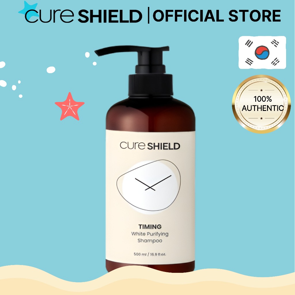 [CURESHIELD] White Purifying Shampoo 500ml (For All Hair Types, Deep ...