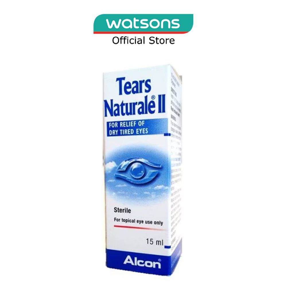 ALCON Alcon Tears Naturale II Lubricant Eye Drops (Relief for Dry Tired ...