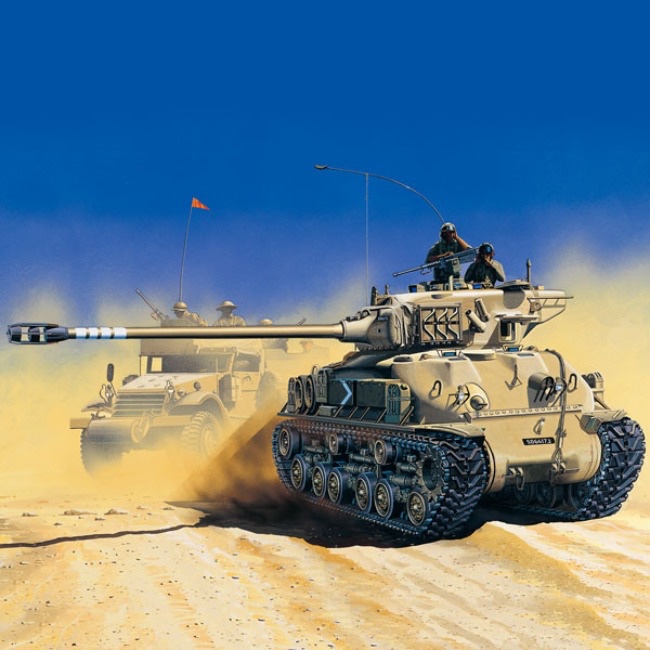 Academy Hobby Model Kit – 1/35 M51 Super Sherman, Realistic IDF Heavy ...