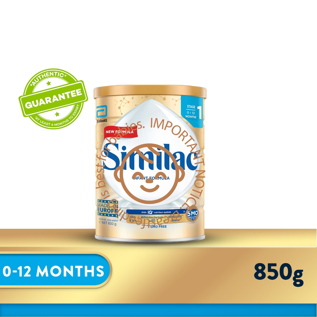 Similac 5MO Stage 1 Infant Milk Formula 850g (0-12 months) | Shopee ...