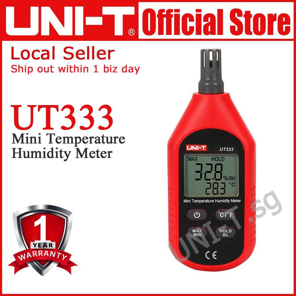 Uni-T UT333 UT333BT UT333S Temperature Humidity Meter | Shopee Singapore