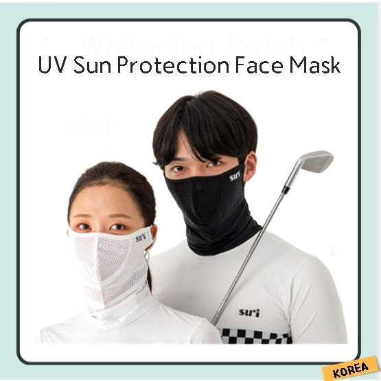 [Sui Golf H Type] Sports Mask UV Protection Face Sunshade Golf ...