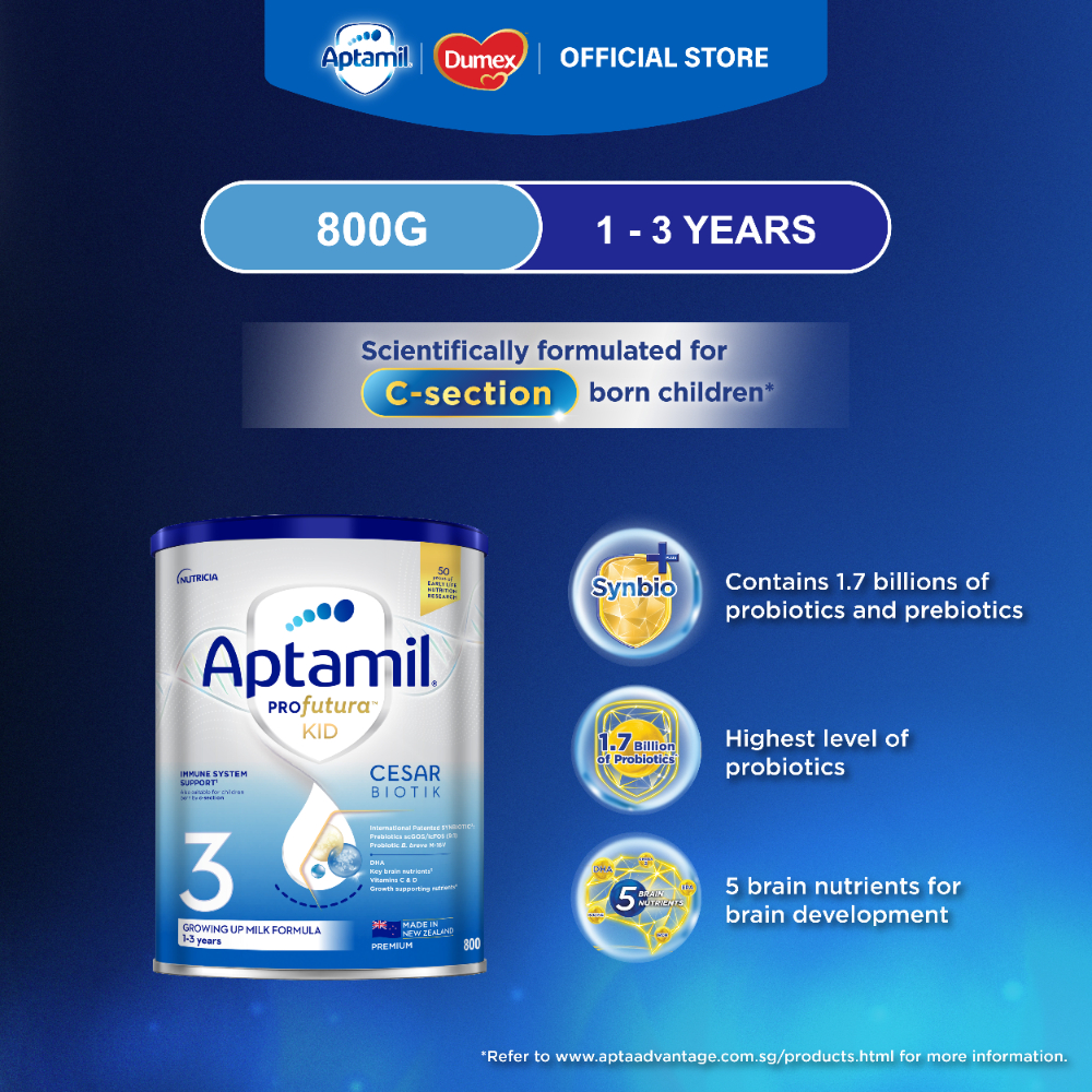 Aptamil Profutura KID Cesarbiotik Stage Growing Up Milk (800g