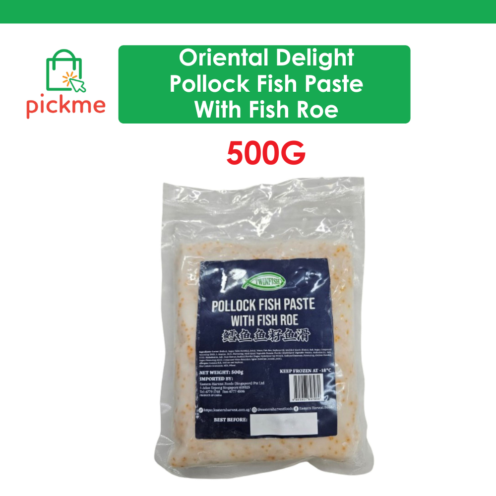 Twinfish Pollock Fish Paste with Fish Roe [150g & 500g] - Frozen ...