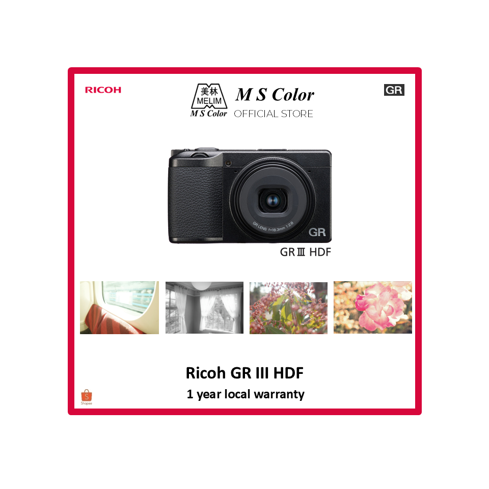 READY STOCK | 1 YEAR WARRANTY] Ricoh GR III HDF | GR3 HDF Digital