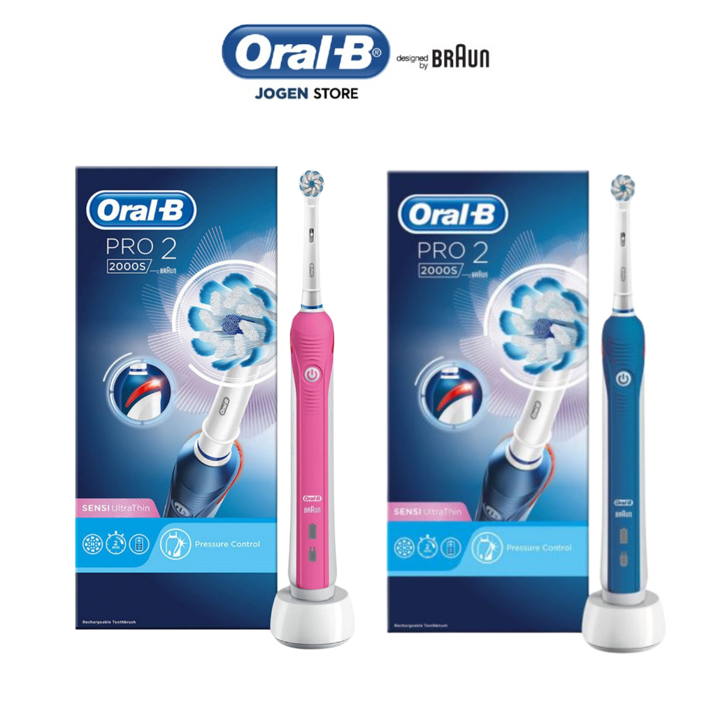 Oral B Pro 2 2000 Rechargeable Electric Toothbrush Round