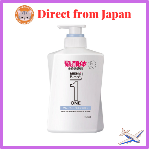 Direct from Japan Men's Biore ONE All-in-One Body Wash, Fruity Savon ...