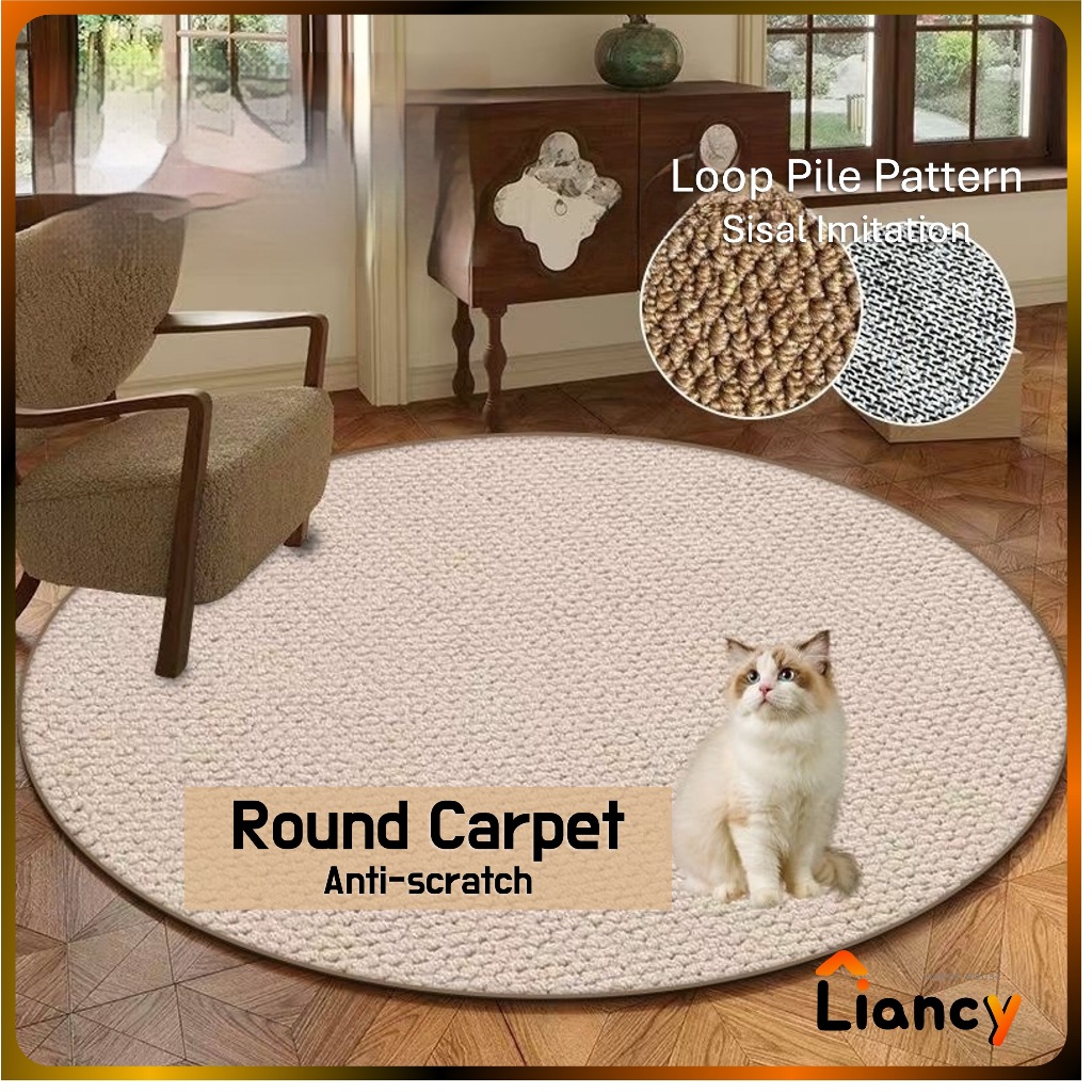 Loop Pile Carpet Sisal Bedroom Living Room Linen Sisal Ratten Big Small ...