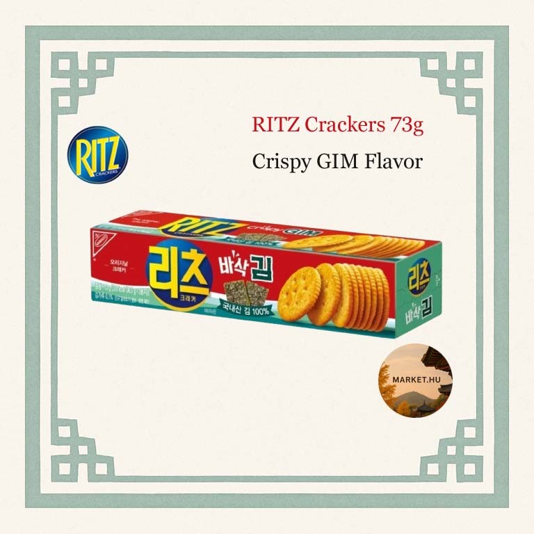 [Korea Limited] RITZ Crackers 73g Crispy GIM Flavor/Korean Seaweed ...