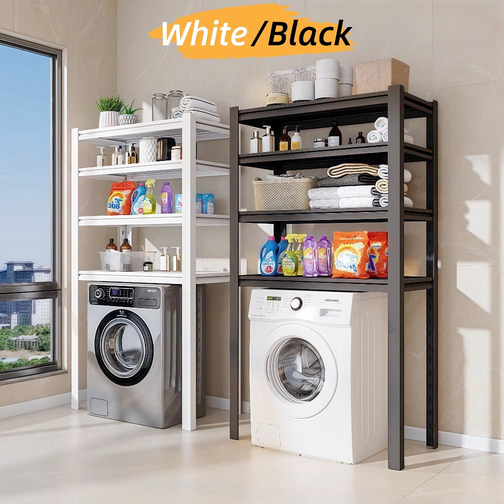 Washing Machine Rack，High-Quality Steel Frame Bathroom Toilet Rack ...