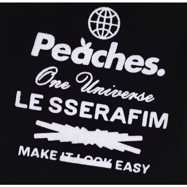 LE SSERAFIM [LE SSERAFIM x Peaches.] VARSITY JACKET | Shopee Singapore