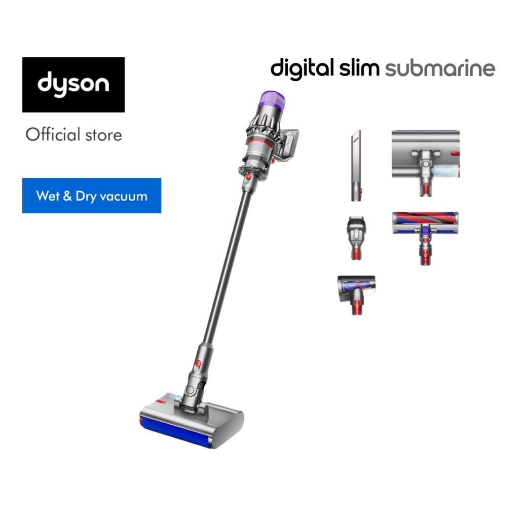 Dyson Digital Slim Submarine Wet & Dry Vacuum | Lightest vacuum