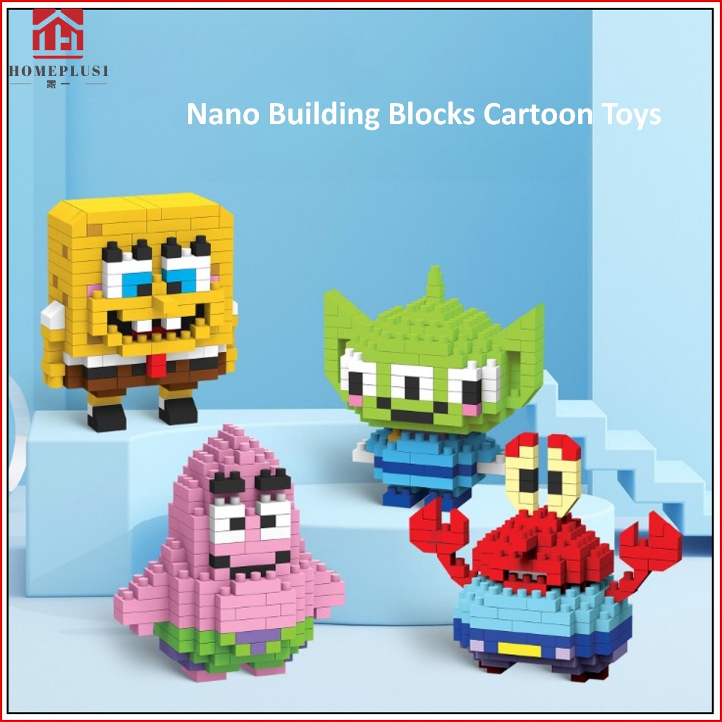 [SGHOMEPLUS1] Mini Cartoon Bricks Building Blocks for Kids Nano Block ...