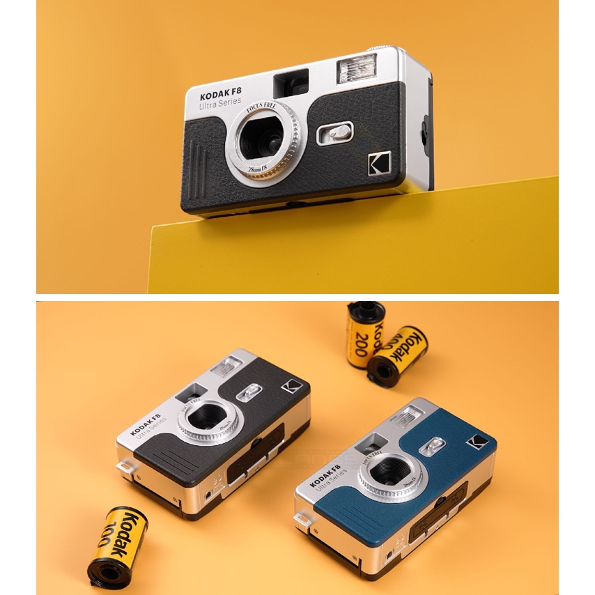 Kodak Ultra F8 Reusable 35mm Film Camera + FREE Pouch | Shopee