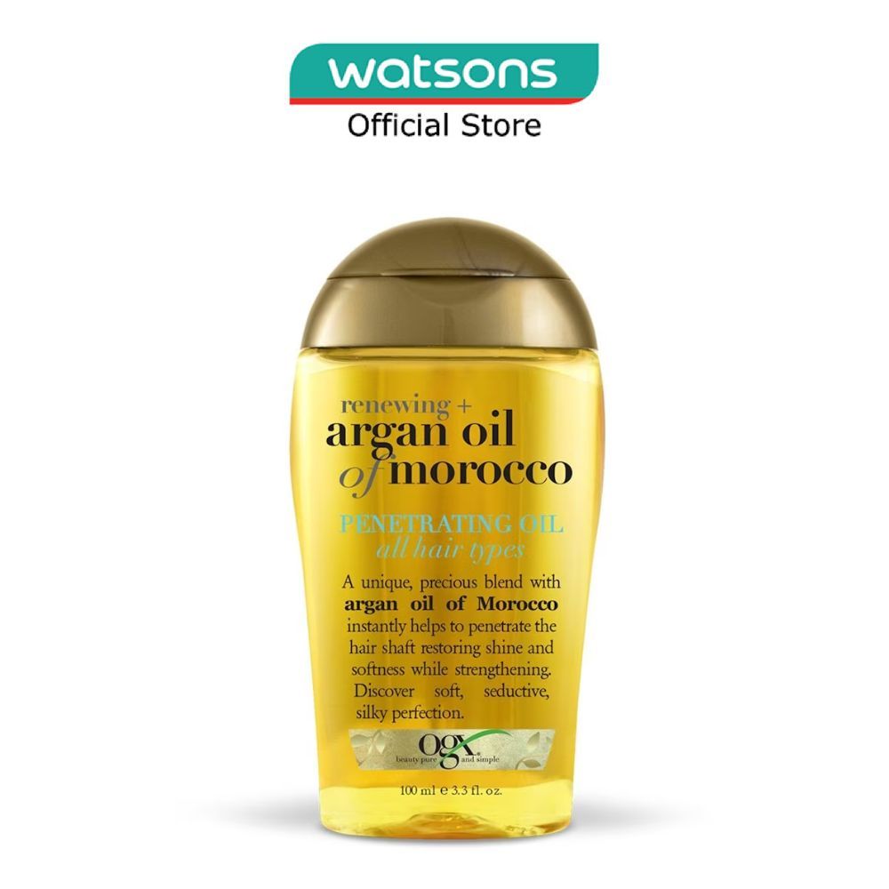OGX Renewing Argan Oil Of Morocco Penetrating Oil 100ml | Shopee Singapore