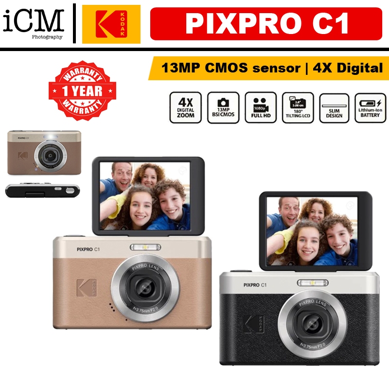 Kodak Pixpro C1 Digital Camera | Shopee Singapore