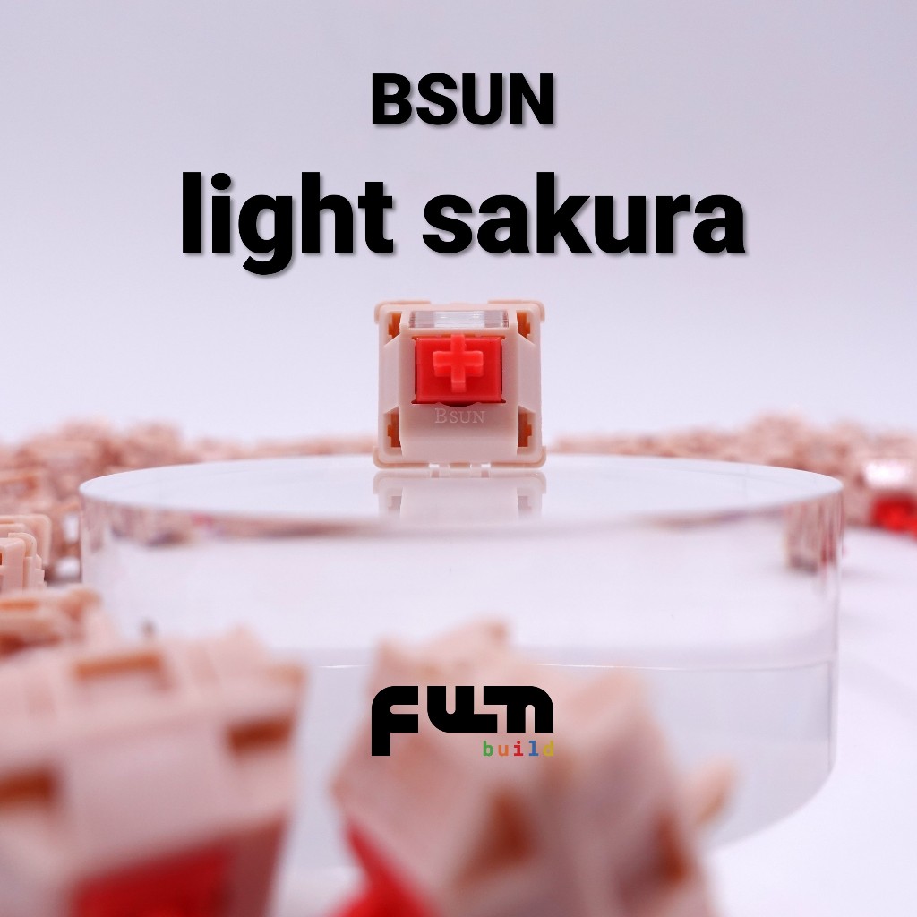 BSUN Light Sakura Silent Linear Switch for Mechanical Keyboard | Shopee ...
