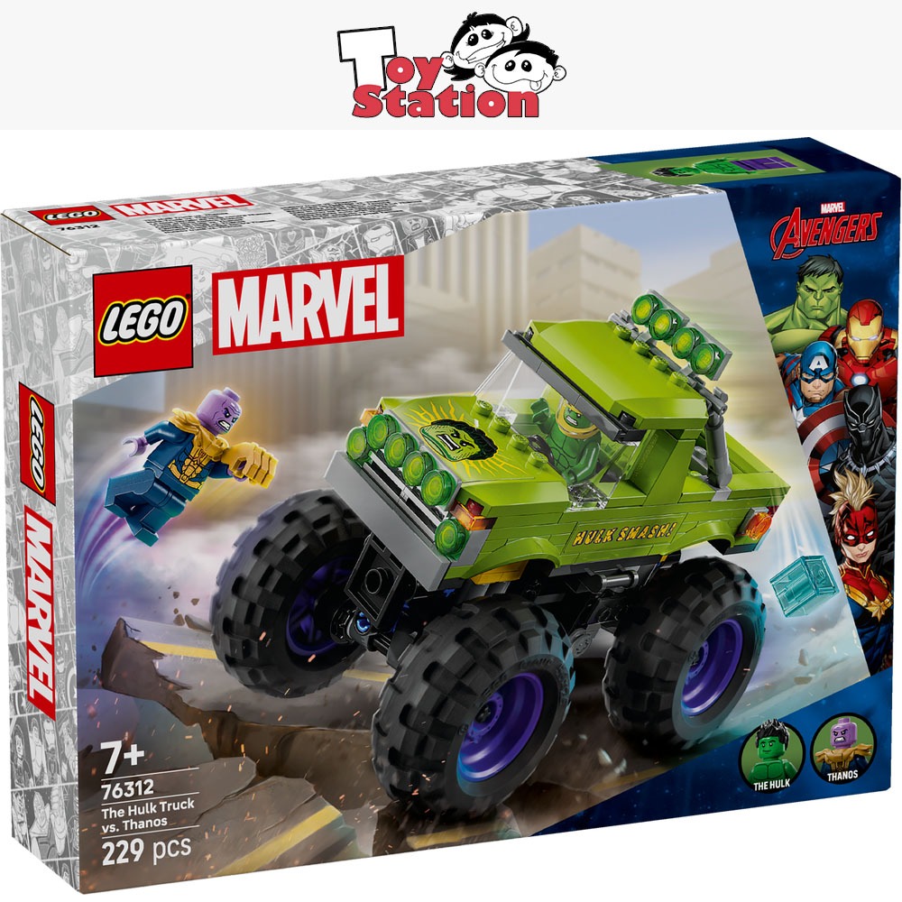 LEGO Super Heroes Marvel 76312 The Hulk Truck vs. Thanos | Shopee Singapore