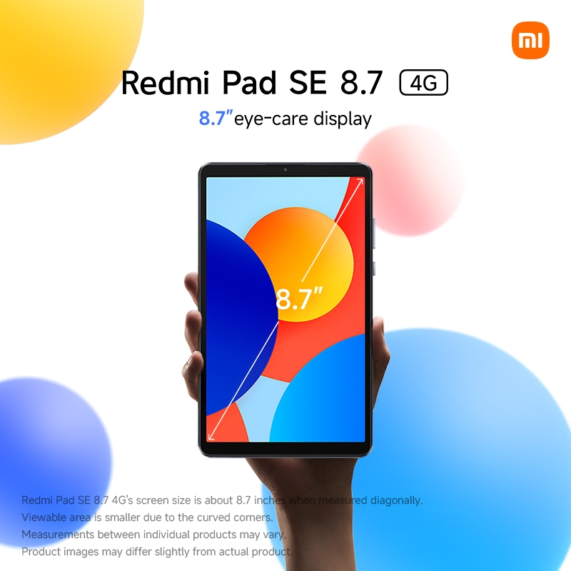 Xiaomi REDMI Pad SE 8.7'' 4G | 4GB+64GB/6GB+128GB, 8.7-inch eye
