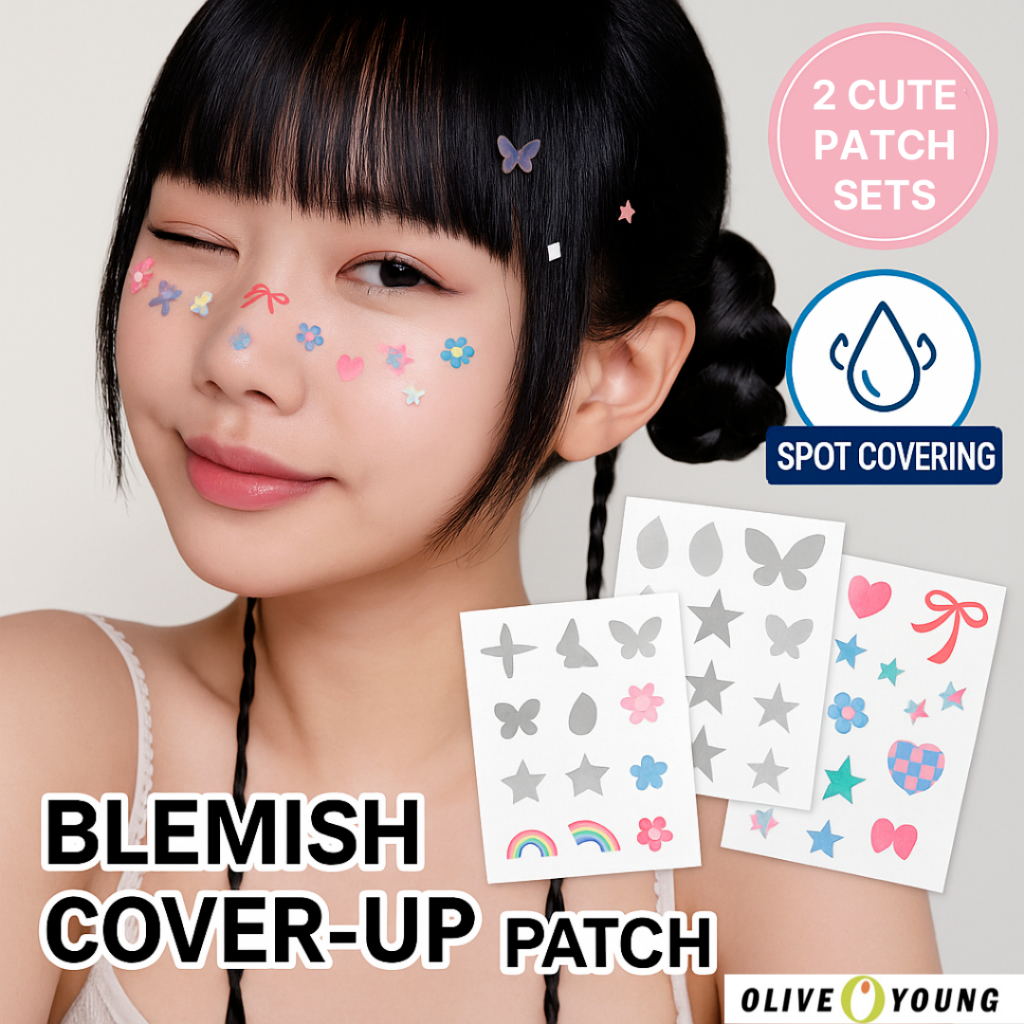 [Olive young/Careplus]K-Beauty Twinkle & Kitsch Cute Acne Patch Set ...