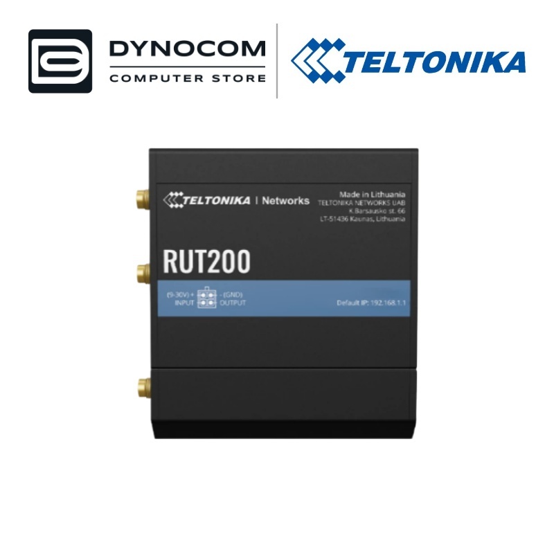 Teltonika RUT200 Cellular 4G/LTE WiFi Industrial Router | 1 Year ...