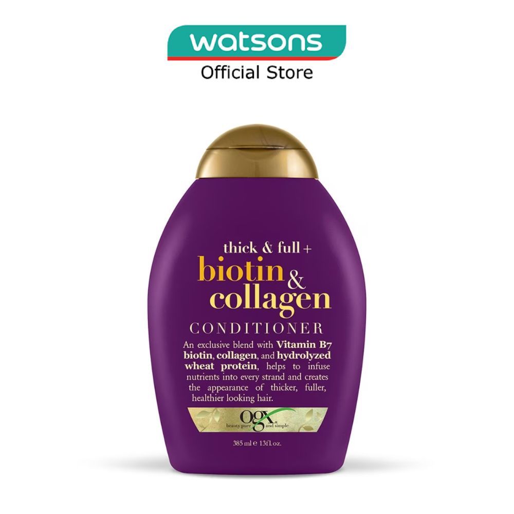 OGX Biotin & Collagen Shampoo + Thick & Full (For Normal To Thinning ...