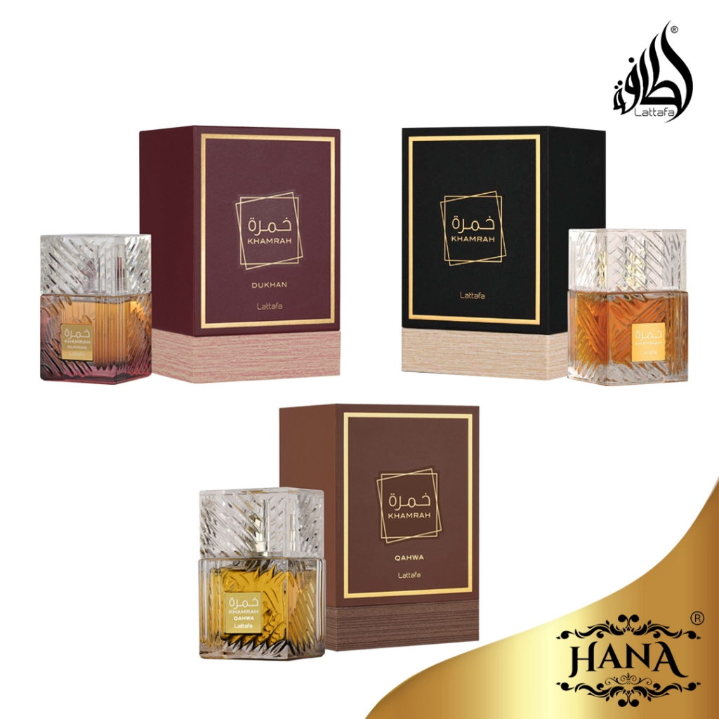 KHAMRAH KARAZ と DUKHAN 100ml × 2個 set Khamrah / Khamrah Qahwa / Khamrah Dukhan EDP 100ML Perfume By