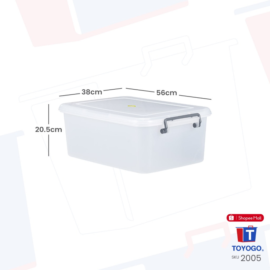 TOYOGO 29-41L Clear Handy Storage Box | Portable & Heavy-Duty (2005/ ...