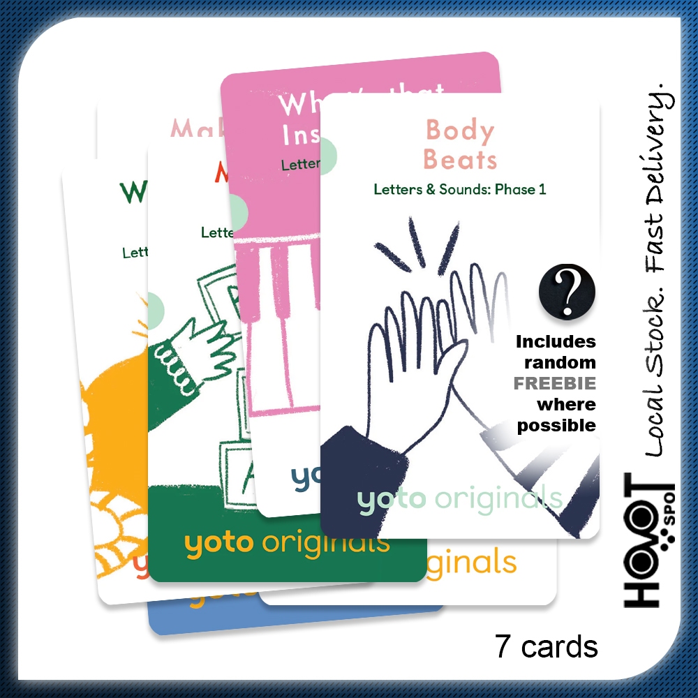 Yoto Card Phonics Phase 1 Letters and Sounds kids education toys ...