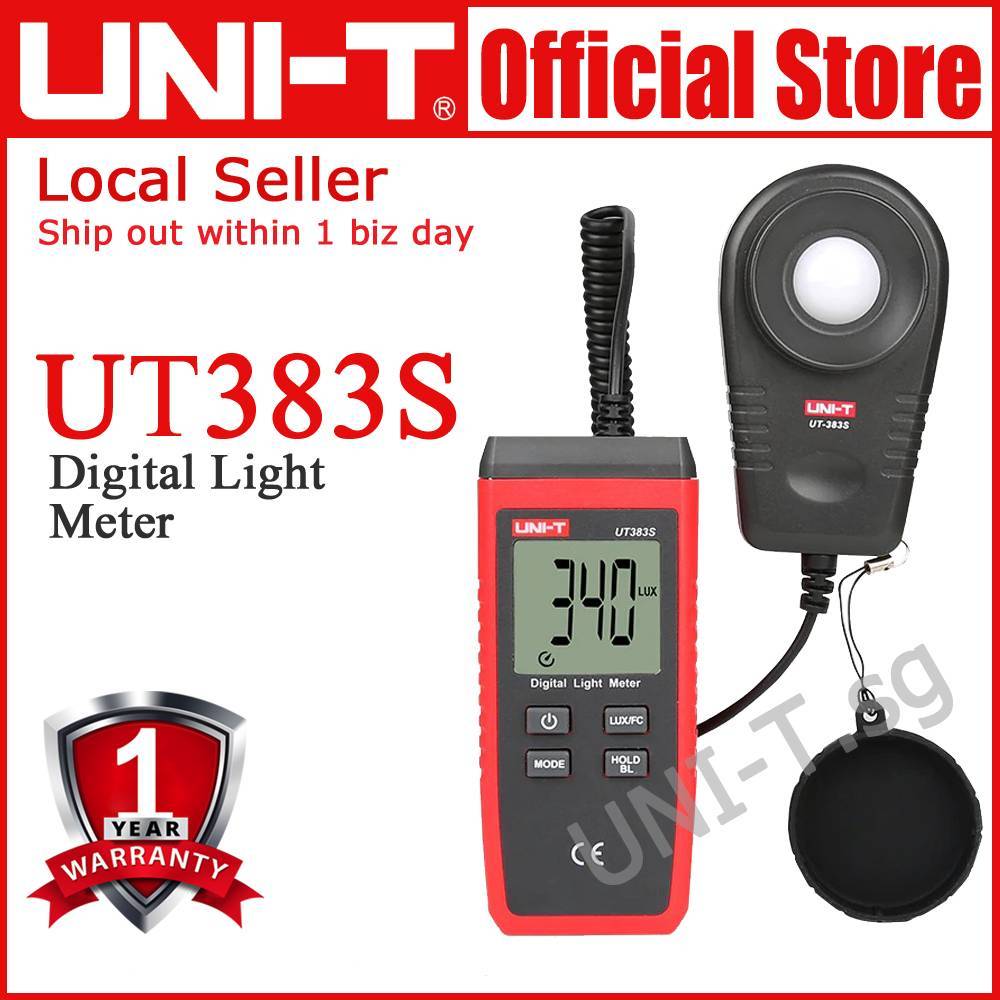 Uni-T UT383S UT383 UT383BT UT383S Digital Light Meter | Shopee Singapore