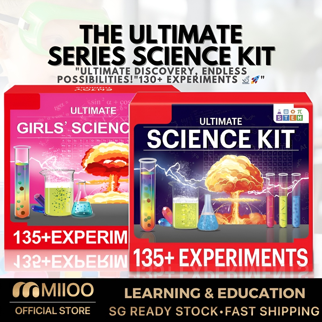 The Ultimate Series STEM Science Experiment Kit For Kids 135+ Advanced ...