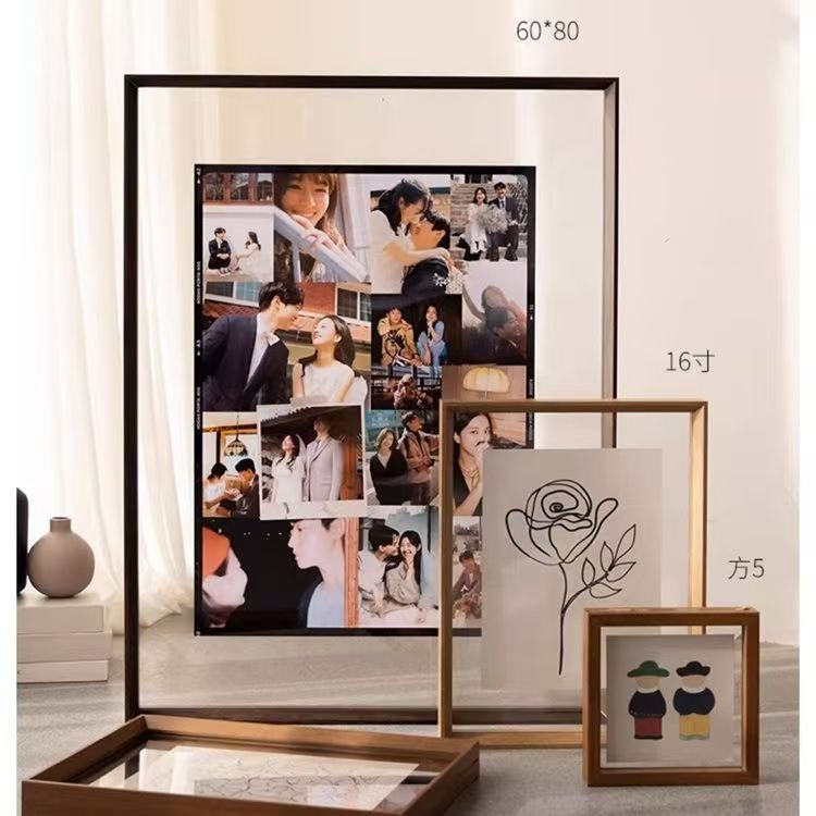 【SG Local Spot Goods】Double-sided transparent acrylic poster and photo ...