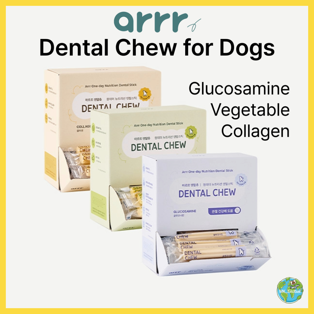 [Arrr] Dental Chew Package 40ea | Reduces plaque, Freshens Breath ...