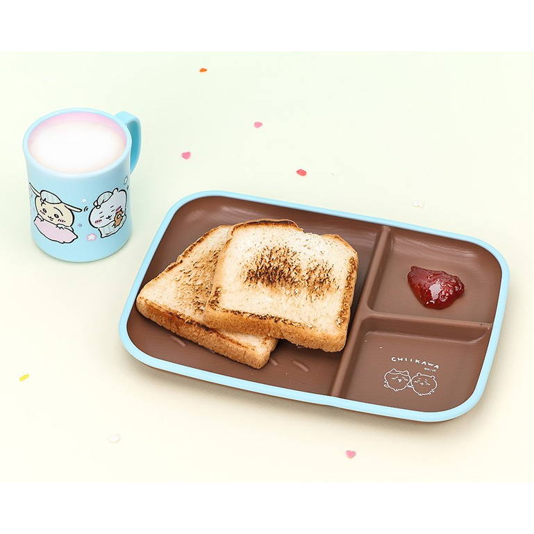[Made in Korea] Chiikawa Lightweight Large Divided Toast Plates for ...
